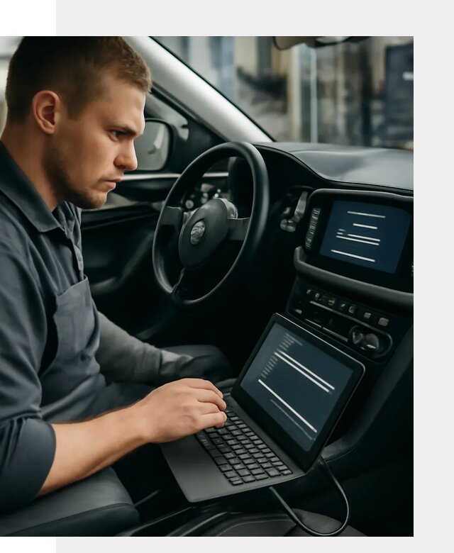 Прошивка авто на русский язык с адаптацией в Котласе