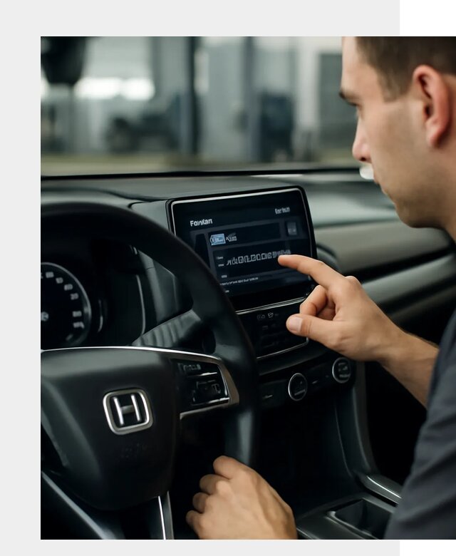 Русификация панели приборов Honda в Котласе по цене 5182 ФастМобиль-Ктл